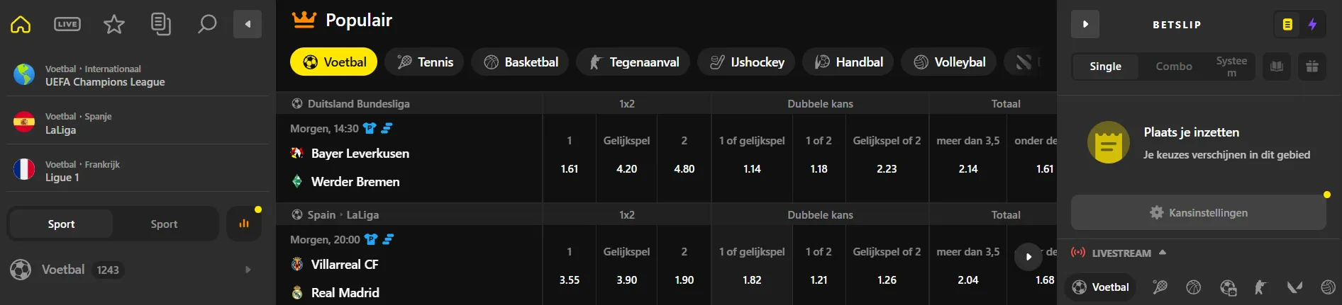 BlitzBet Sportwedden: online bookmaker en sportweddenschappen